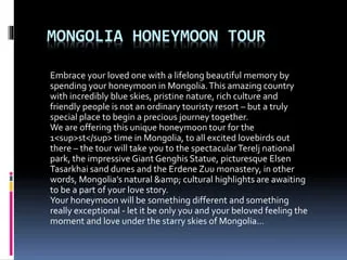 4754 mongolia honeymoon local culture
