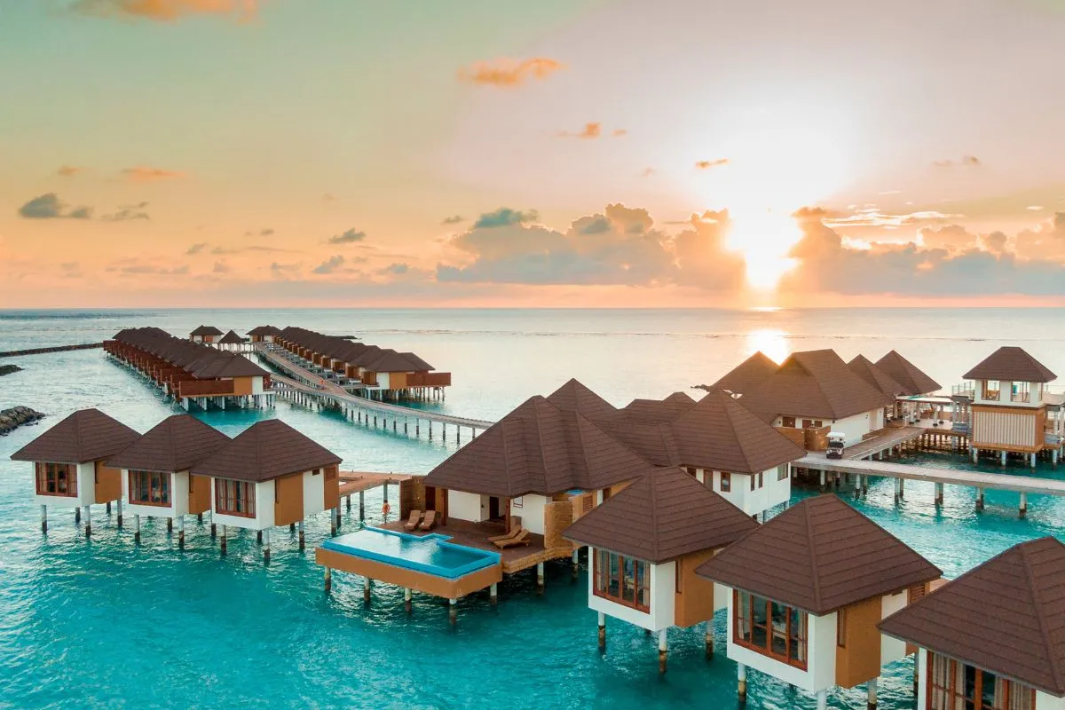 4816 maldives resort romantic dinner